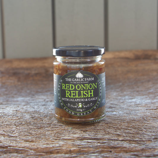 Red Onion Relish With Jalapeño & Garlic | The Garlic Farm on the Isle of Wight