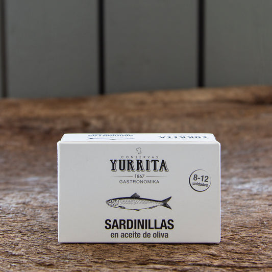 Sardinillas en aceite de Olivia | Conservas Yurrita