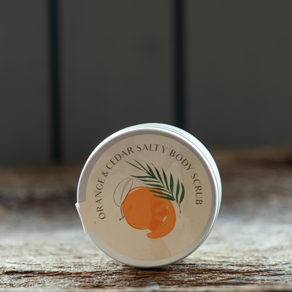 Orange & Cedar - Salty Body Scrub