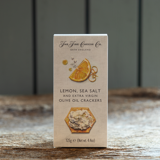 Lemon, Sea Salt and extra virgin olive oil crackers | The Fine Cheese Co.