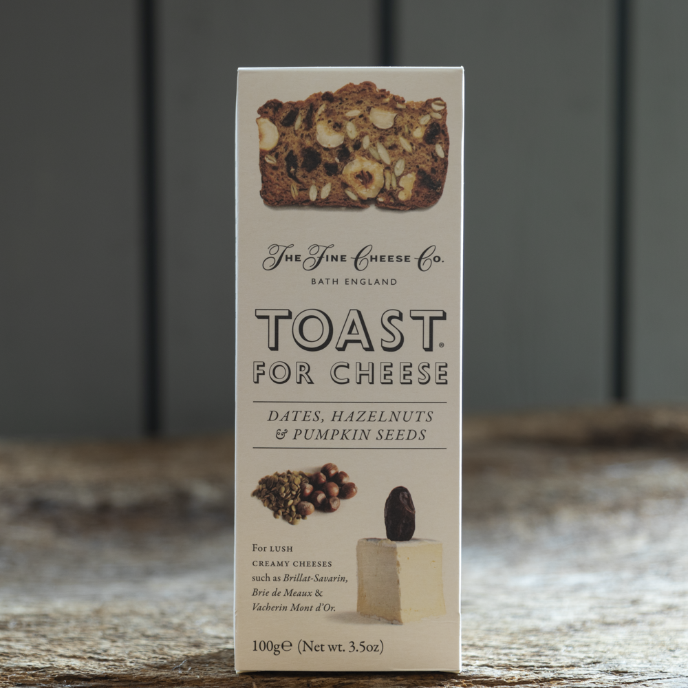 Toast for Cheese - Dates, Hazelnuts & Pumpkin Seeds | The Fine Cheese Co.