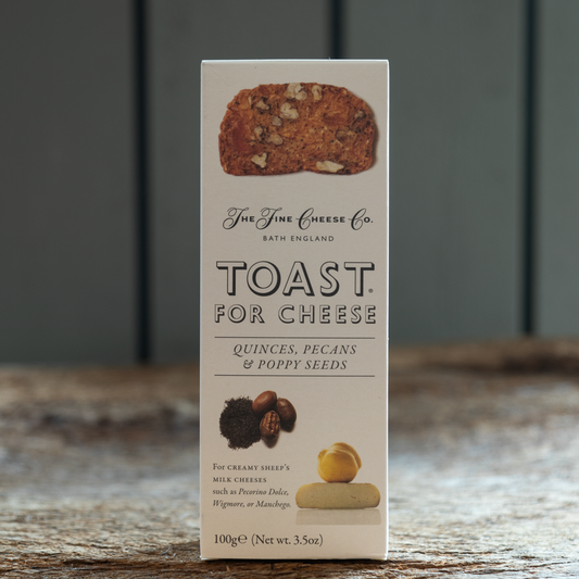 Toast for Cheese - Quinces Pecans & Poppy Seeds | The Fine Cheese Co.